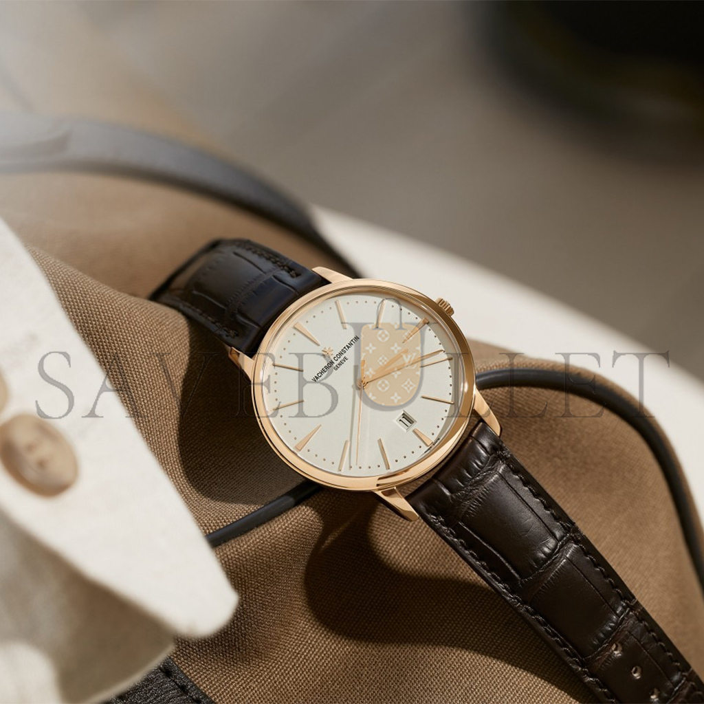 vacheron Co*sta*t*n patrimony self-winding 40 mm pink gold watch 85180/000r-9248